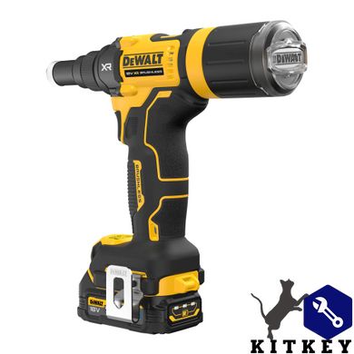 Заклёпочник аккумуляторный бесщёточный DeWALT DCF403E1GT