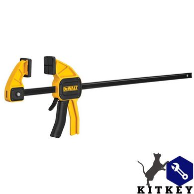 Струбцина L триггерная с максимальным усилием сжатия 135 кг DeWALT DWHT0-83194