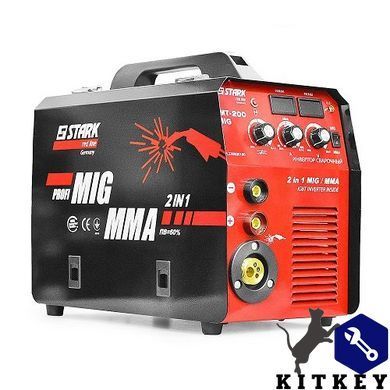 Зварювальний інвертор напівавтомат Stark IMT 200 MIG