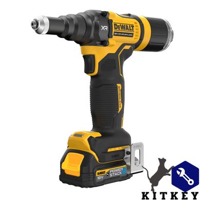 Заклёпочник аккумуляторный бесщёточный DeWALT DCF403E1GT