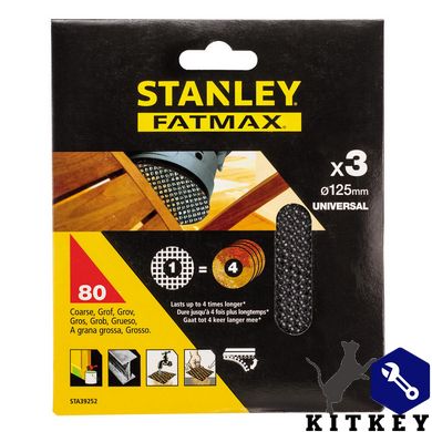 Сітка шліфовальна STANLEY STA39252