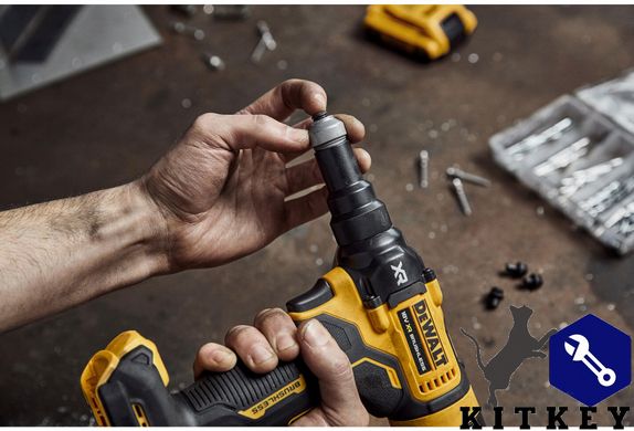 Заклепочник акумуляторний безщітковий DeWALT DCF403E1GT