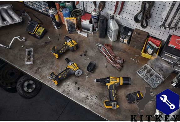 Заклепочник акумуляторний безщітковий DeWALT DCF403E1GT