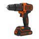 Дриль-шуруповерт акумуляторний ударний BLACK+DECKER BDCHD18KB