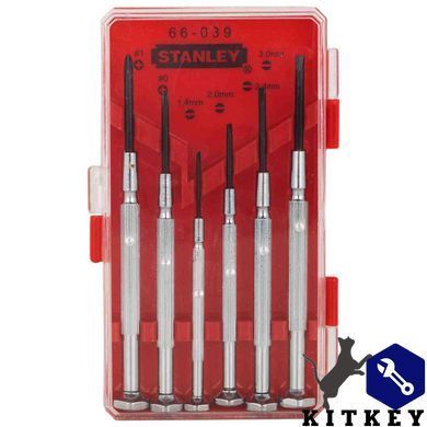 Набір з шести викруток для точної механіки Watchmaker STANLEY 1-66-039