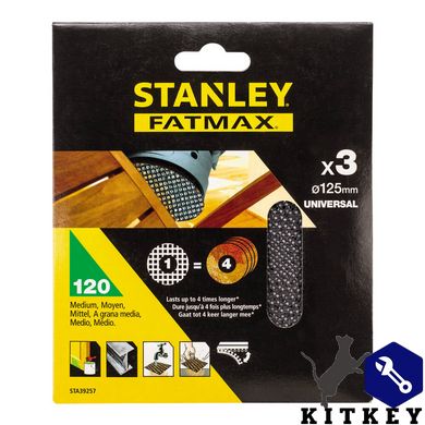 Сітка шліфувальна STANLEY STA39257