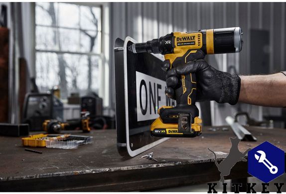 Заклёпочник аккумуляторный бесщёточный DeWALT DCF403NT