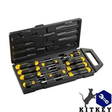 Набір з десяти викруток CushionGrip STANLEY 2-65-014