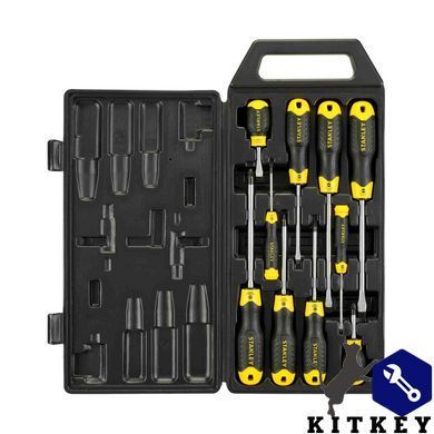 Набір з десяти викруток CushionGrip STANLEY 2-65-014