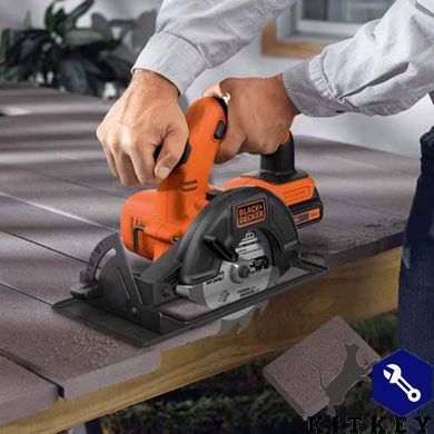 Пила дисковая аккумуляторная BLACK+DECKER BDCCS18N