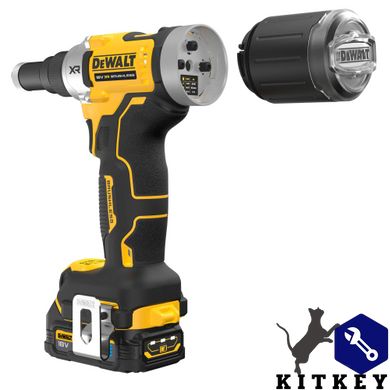 Заклёпочник аккумуляторный бесщёточный DeWALT DCF414E2GT