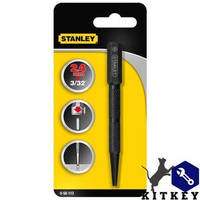 Бородок Nail Set длиной 101 мм и диаметром рабочей части 2.4 мм STANLEY 0-58-113