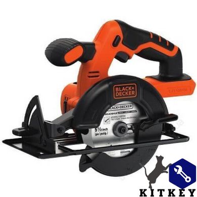 Пила дисковая аккумуляторная BLACK+DECKER BDCCS18N