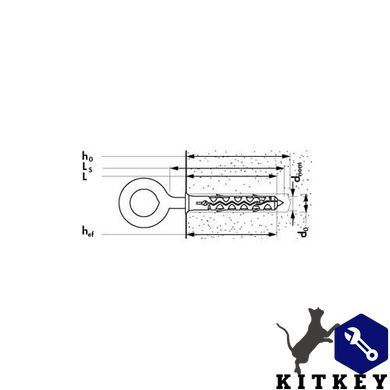 Дюбель нейлоновый MGD 14x100 для строительных лесов Mungo 1131410