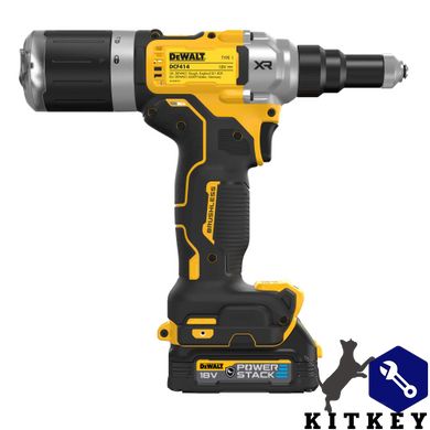 Заклёпочник аккумуляторный бесщёточный DeWALT DCF414E2GT