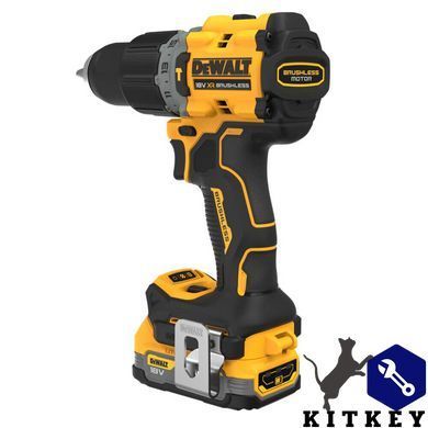 Дрель-шуруповёрт аккумуляторная бесщёточная ударная DeWALT DCD805E1T