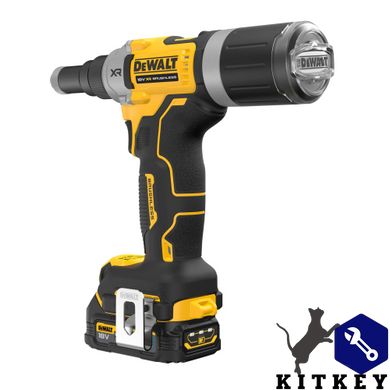 Заклёпочник аккумуляторный бесщёточный DeWALT DCF414E2GT