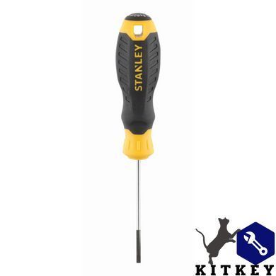 Отвертка Cushion Grip длиной 60 мм с параллельным жалом под шлиц SL 2.5 STANLEY STHT16151-0