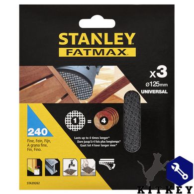 Сітка шліфувальна STANLEY STA39262