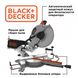 Пила торцювальна мережева BLACK+DECKER BES710