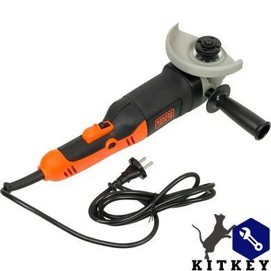 Шлифмашина угловая - болгарка сетевая BLACK+DECKER KG1202