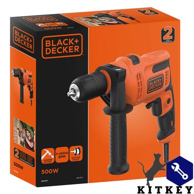 Дриль мережевий ударний BLACK+DECKER BEH200