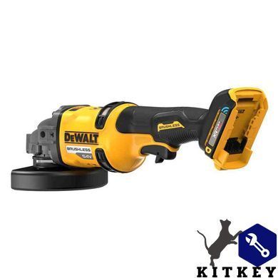 Шліфмашина кутова - болгарка акумуляторна безщіткова DeWALT DCG418SHDN