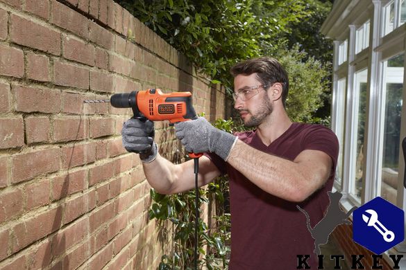 Дриль мережевий ударний BLACK+DECKER BEH200