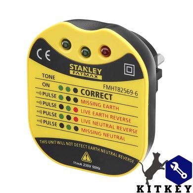 Тестер розеток настенный STANLEY FMHT82569-6