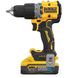 Дрель-шуруповёрт аккумуляторная бесщёточная ударная DeWALT DCD805H2T