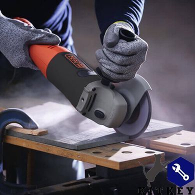 Шліфмашина кутова - болгарка мережева BLACK+DECKER KG1202K