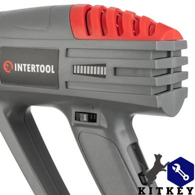 Фен технический 2000 Вт, 3 режима, 60-600 °C, 300-500 л/мин INTERTOOL DT-2420