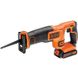 Пила сабельная аккумуляторная BLACK+DECKER BDCR18