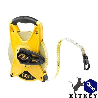 Рулетка измерительная FatMax длиной 60 м, шириной 19 мм, лента со стекловолокном STANLEY 2-34-824