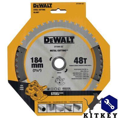 Диск пильний METAL CUTTING DeWALT DT1044