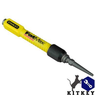Добойник &ldquo;FatMax&reg; Interchangeable Nail Set&rdquo; с переставным наконечником 0,8 мм+1,6 мм, длиной 76 мм STANLEY 1-58-501