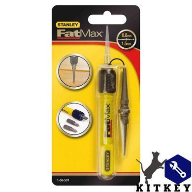 Добойник &ldquo;FatMax&reg; Interchangeable Nail Set&rdquo; с переставным наконечником 0,8 мм+1,6 мм, длиной 76 мм STANLEY 1-58-501