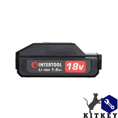 Акумулятор 18 В, літій-іон, 1.5 Аг, для шурупокрута DT-0315 INTERTOOL DT-0316