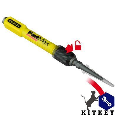 Добойник &ldquo;FatMax&reg; Interchangeable Nail Set&rdquo; с переставным наконечником 0,8 мм+1,6 мм, длиной 76 мм STANLEY 1-58-501