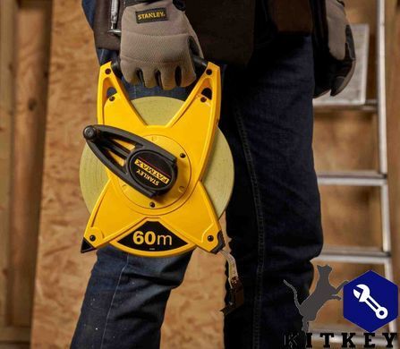 Рулетка измерительная FatMax длиной 60 м, шириной 19 мм, лента со стекловолокном STANLEY 2-34-824