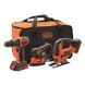 Набір з трьох інструментів BLACK+DECKER BCK31S1S