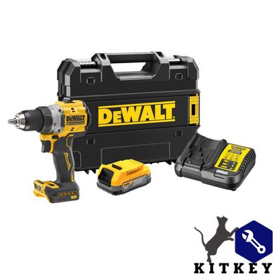 Дрель-шуруповёрт аккумуляторная бесщёточная DeWALT DCD800E1T