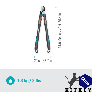 Сучкоріз Gardena TeleCut Pro L 50 мм (12041-20.000.00)