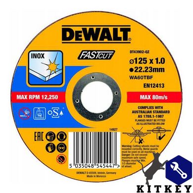 Круг отрезной DeWALT DT43902