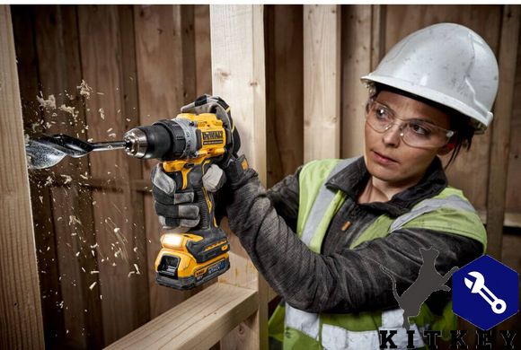 Дрель-шуруповёрт аккумуляторная бесщёточная DeWALT DCD800E1T