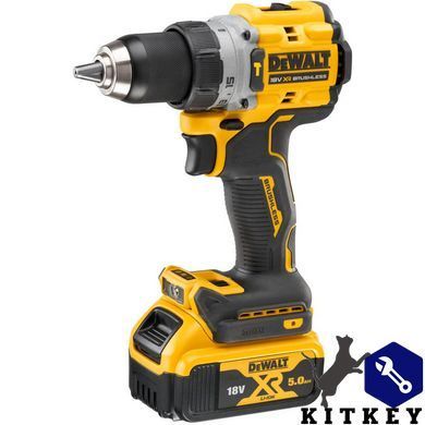Дрель-шуруповёрт аккумуляторная бесщёточная ударная DeWALT DCD805P2T