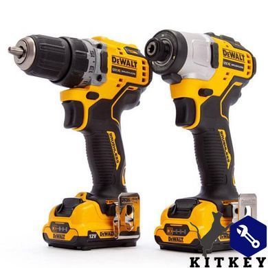 Набор из двух инструментов бесщеточных DeWALT DCK2110L2T