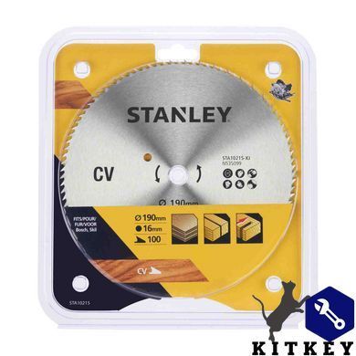 Диск пильний CV STANLEY STA10215