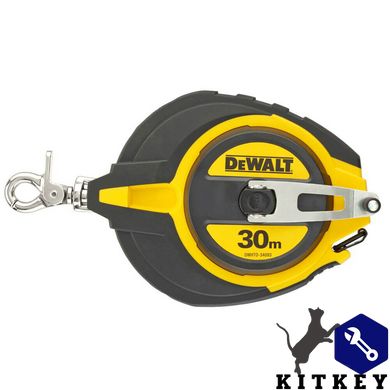 Рулетка измерительная Steel, 30 м х 10 мм DeWALT DWHT0-34093