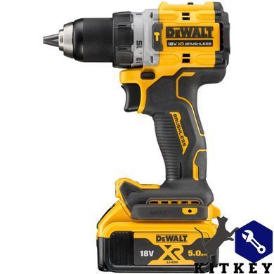 Дрель-шуруповёрт аккумуляторная бесщёточная ударная DeWALT DCD805P2T
